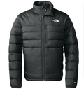 The North Face Black Zip-Chest-Pocket Puffer Jacket