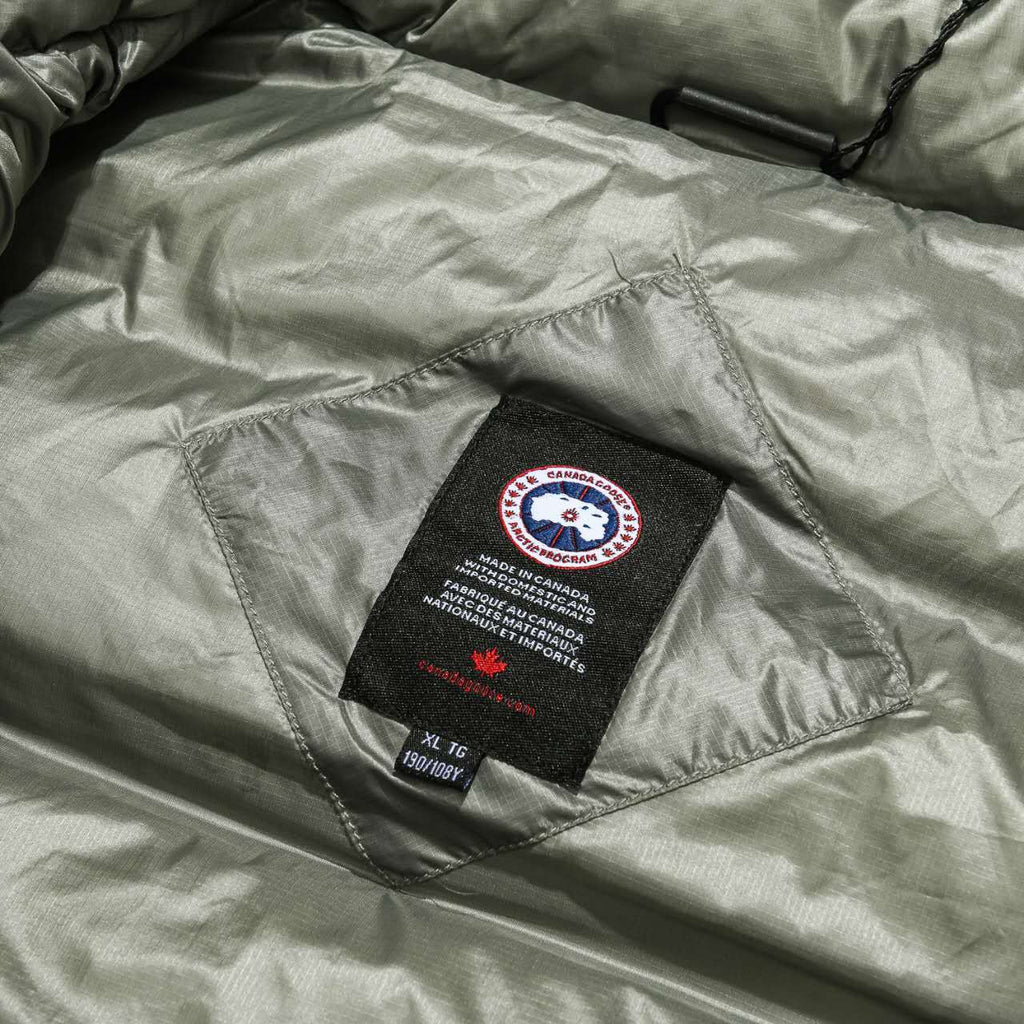 Canada Goose Olive Green Packable Puffer Vest
