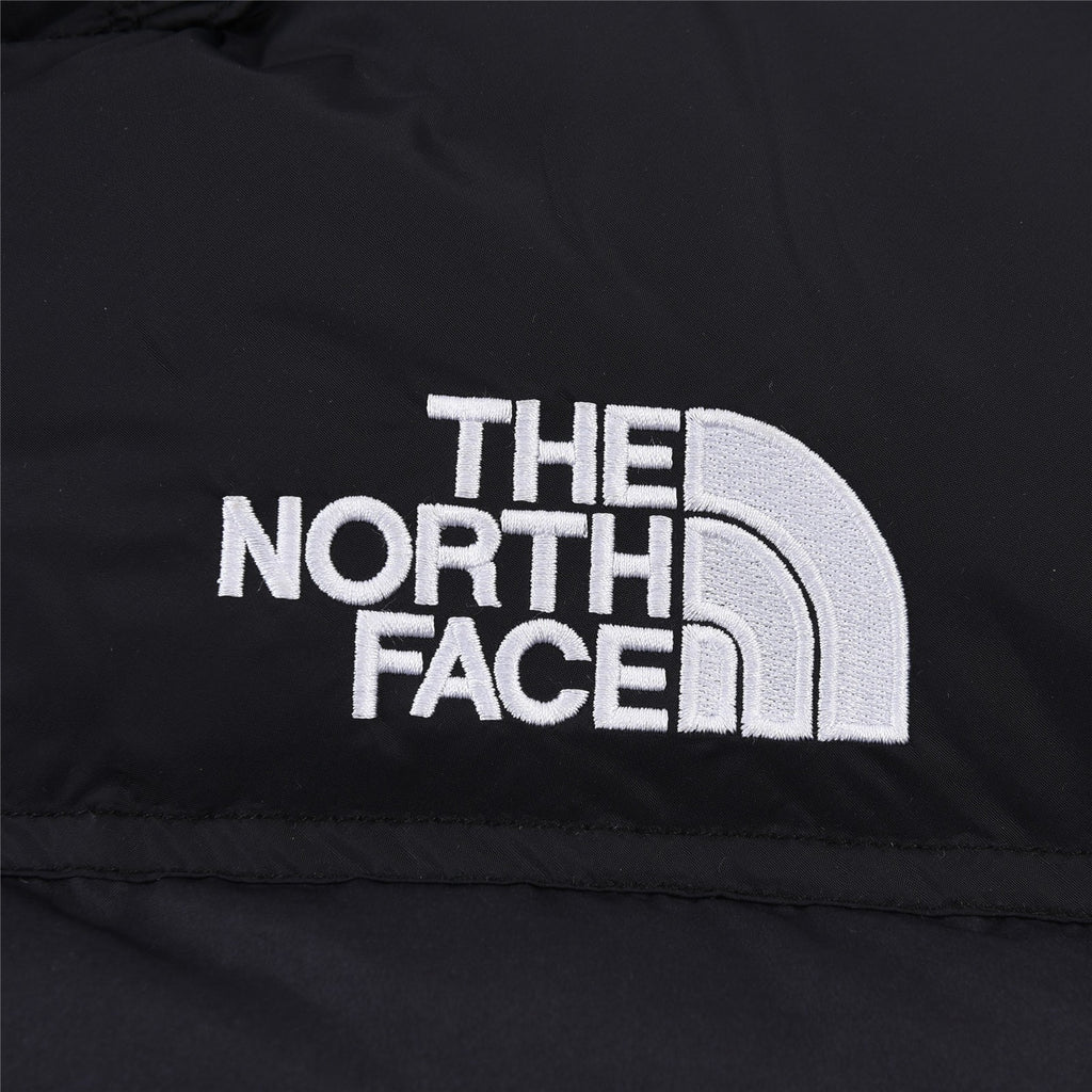 The North Face Black Cloud-Print Stand-Collar Puffer Jacket