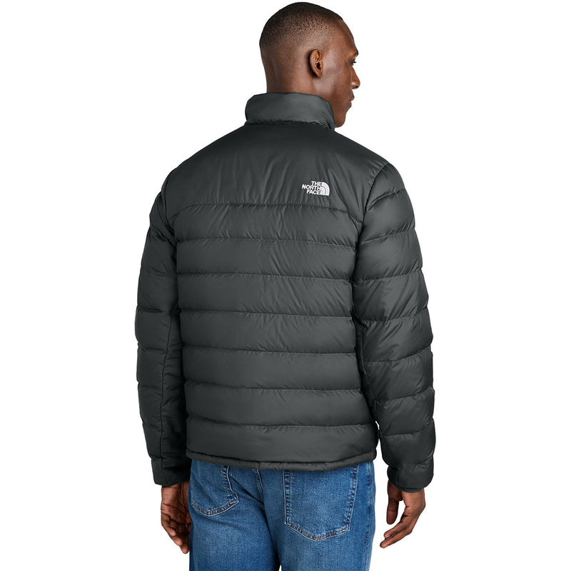 The North Face Black Zip-Chest-Pocket Puffer Jacket