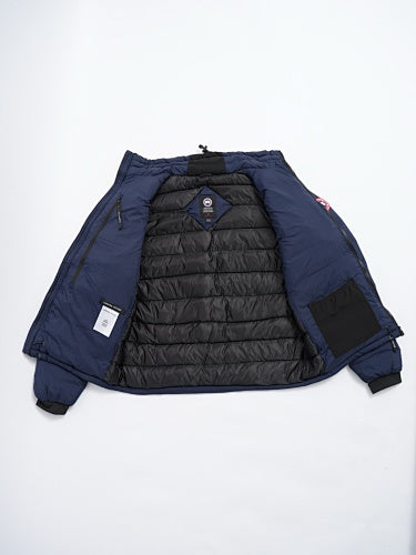 Canada Goose Navy Blue Stand-Collar Zip-Pocket Jacket