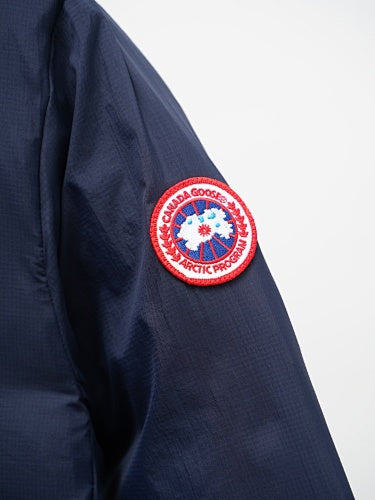 Canada Goose Navy Blue Stand-Collar Zip-Pocket Jacket