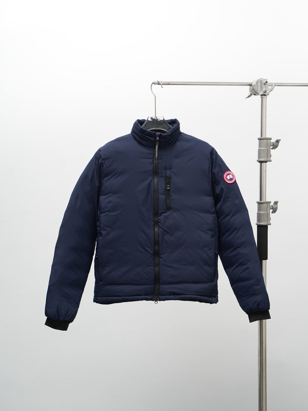 Canada Goose Navy Blue Stand-Collar Zip-Pocket Jacket
