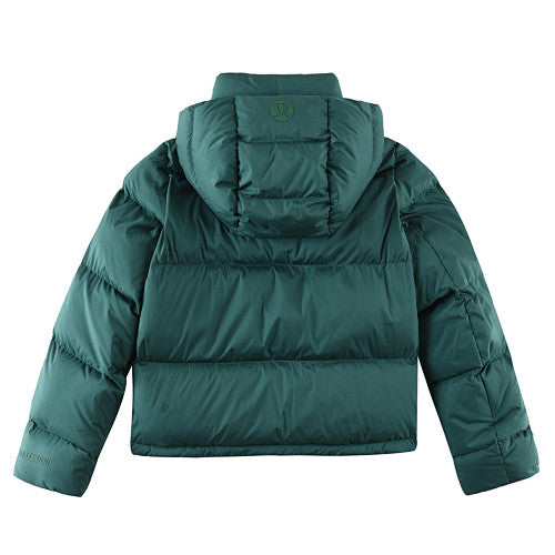 Lululemon Deep Teal Hooded Quilted Puffer Jacket