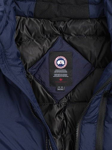 Canada Goose Navy Blue Stand-Collar Zip-Pocket Jacket