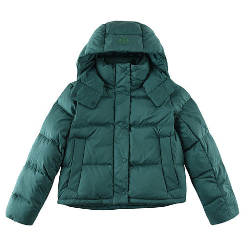 Lululemon Deep Teal Hooded Quilted Puffer Jacket