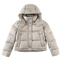 Lululemon Stone Beige Hooded Quilted Puffer Jacket