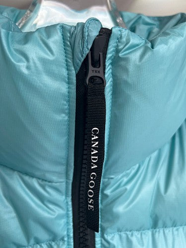 Canada Goose Turquoise Glossy Quilted Puffer Vest