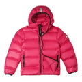Canada Goose Hot Pink Stripe-Detail Hooded Puffer Jacket