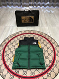 The North Face Forest Green and Black Puffer Vest