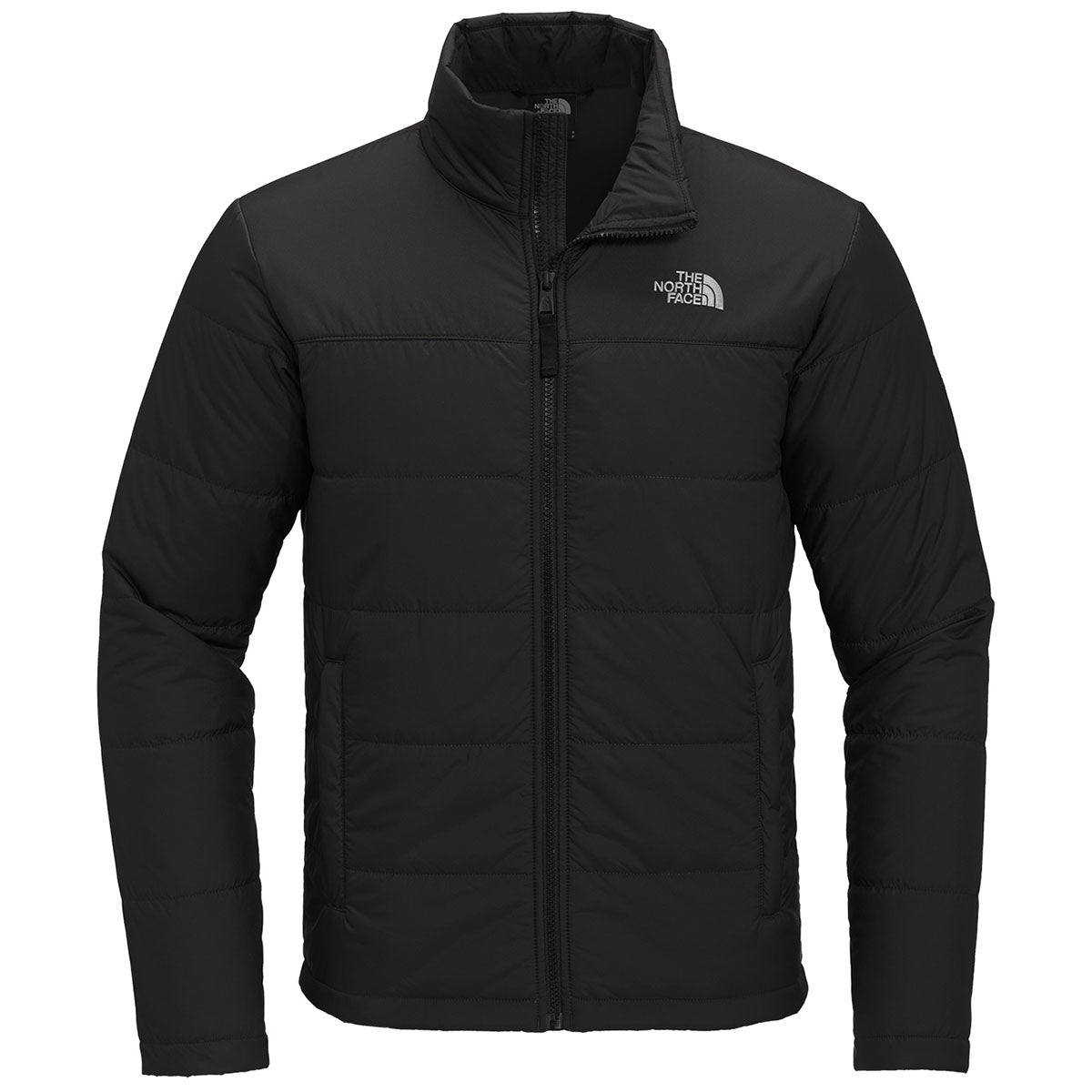 The North Face Black Quilted Stand-Collar Jacket