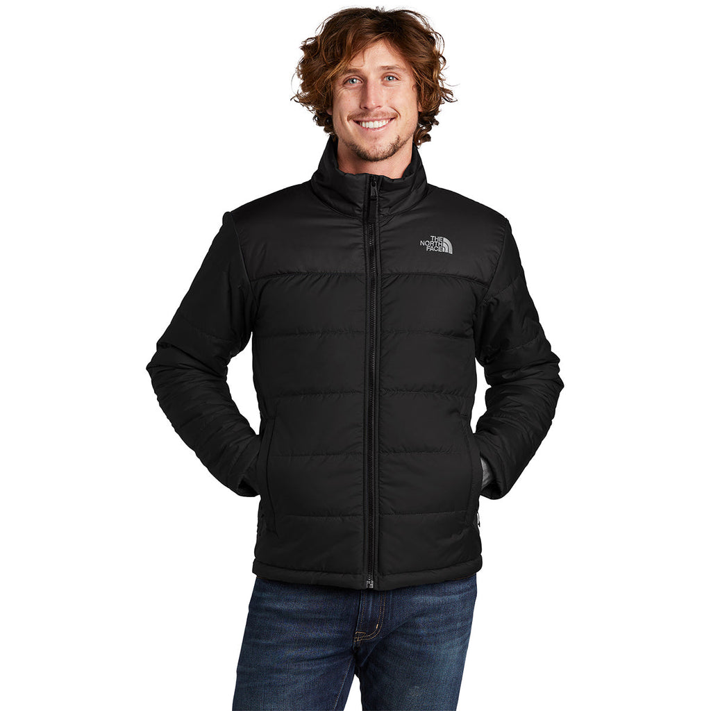 The North Face Black Quilted Stand-Collar Jacket
