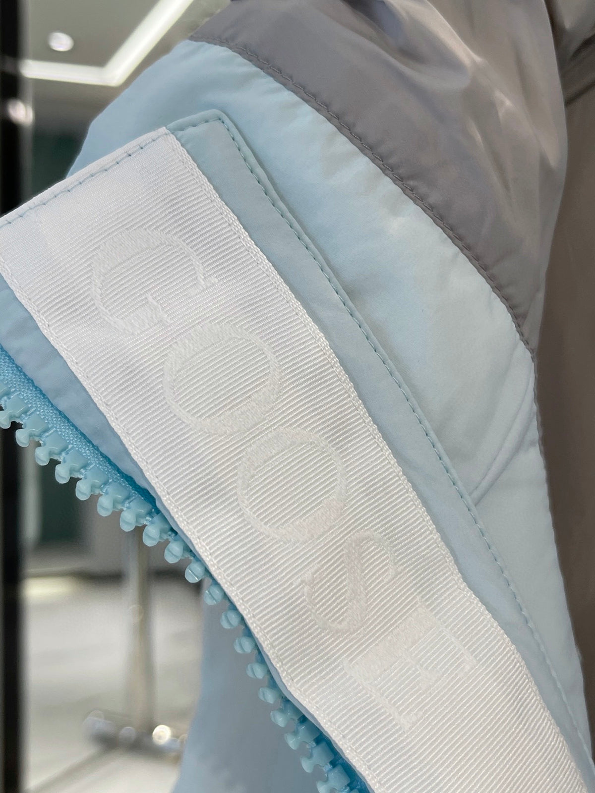 Canada Goose Ice Blue Tonal Logo Puffer Vest