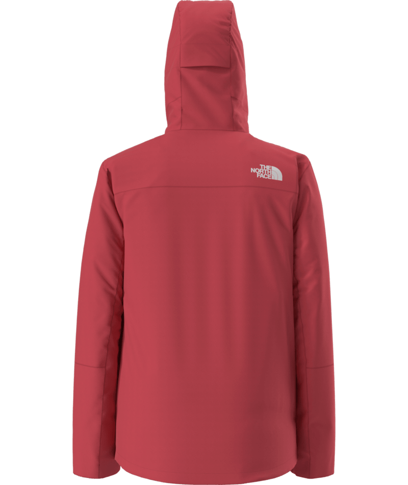 The North Face Red Hooded Zip-Chest-Pocket Jacket