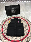 Canada Goose Black Quilted Logo Patch Puffer Vest