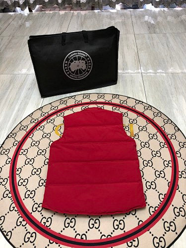 Canada Goose Red Logo Patch Puffer Vest