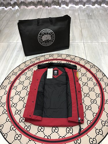 Canada Goose Red Logo Patch Puffer Vest