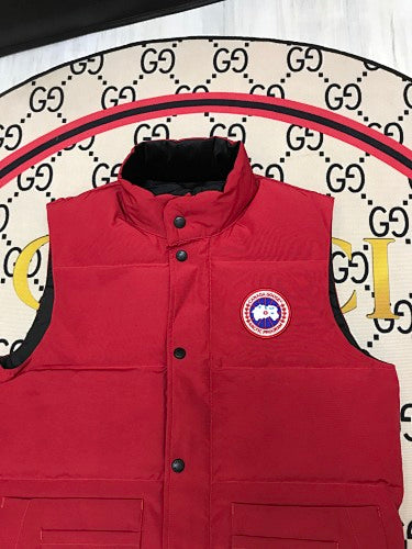 Canada Goose Red Logo Patch Puffer Vest
